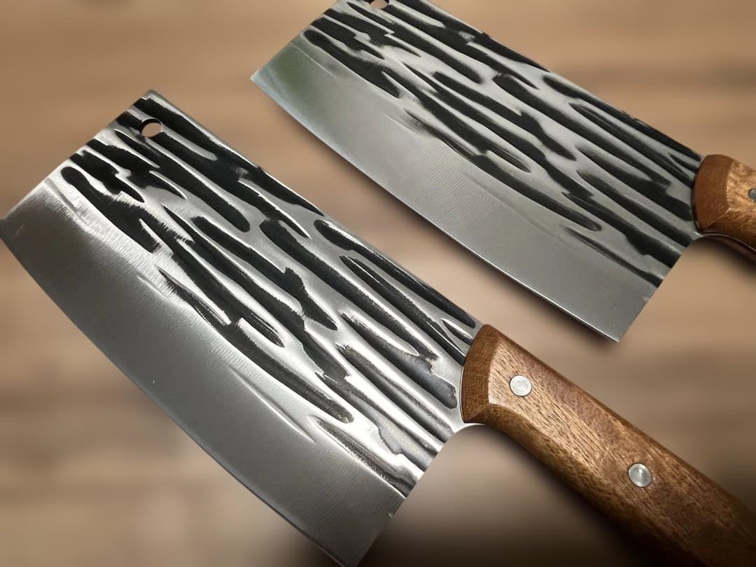 本格中華包丁 刃渡19.5×幅9.5㎝ 2本セット