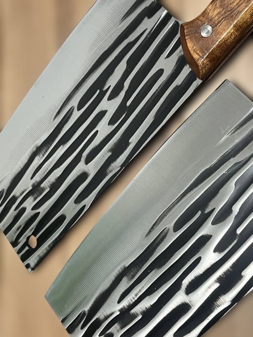 本格中華包丁 刃渡19.5×幅9.5㎝ 2本セット