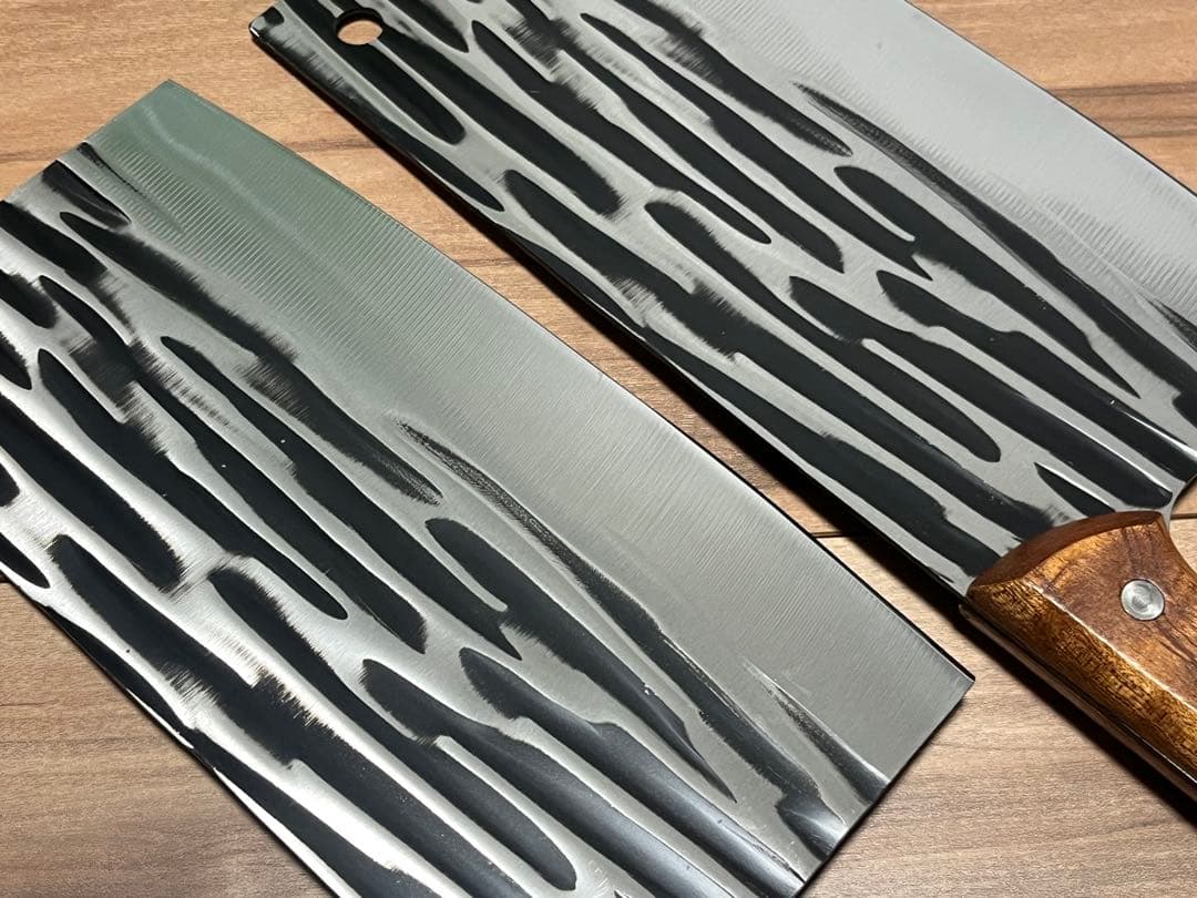 本格中華包丁 刃渡19.5×幅9.5㎝ 2本セット