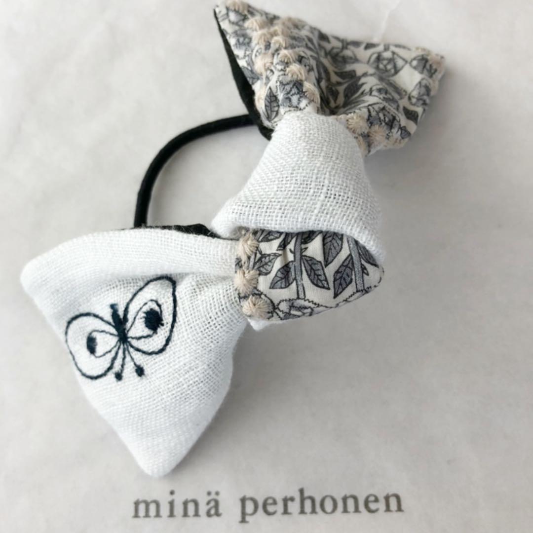 NO.225 ハンドメイド  ミナペルホネン  choucho ヘアゴム