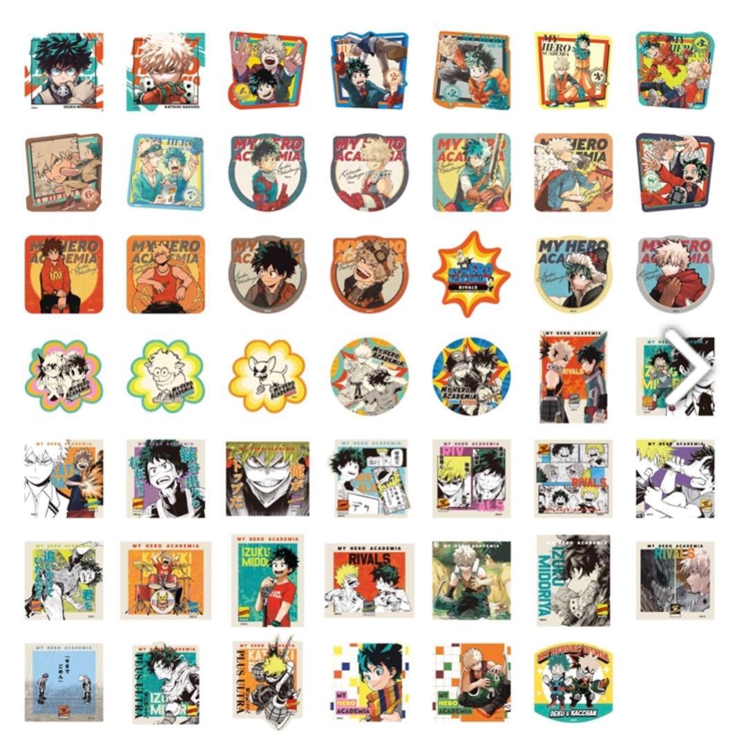 ヒロアカ アートステッカー RIVALS 全種セット