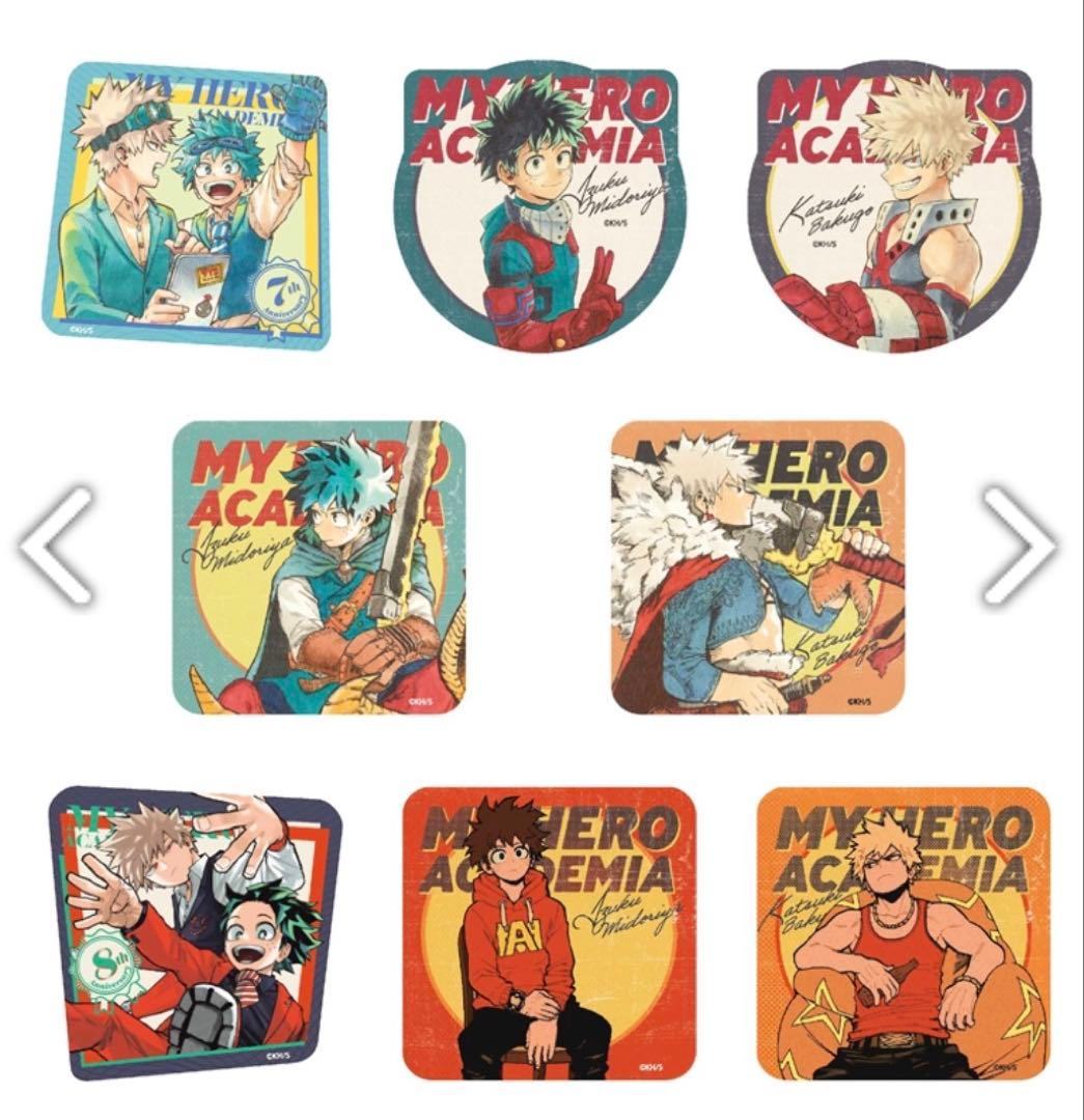 ヒロアカ アートステッカー RIVALS 全種セット