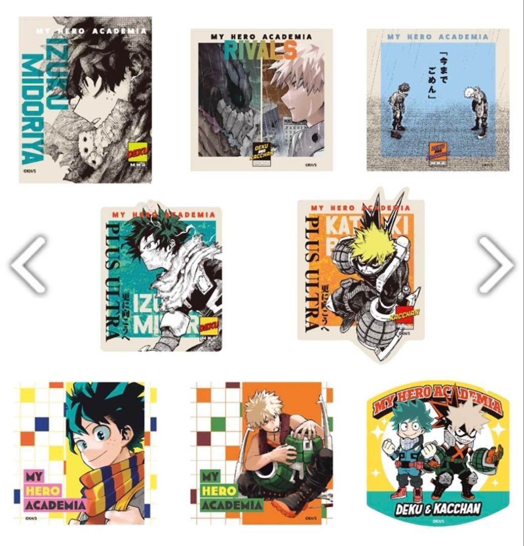 ヒロアカ アートステッカー RIVALS 全種セット