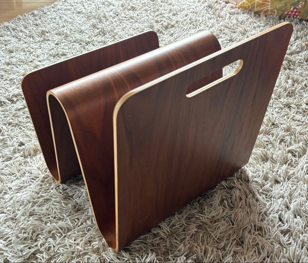 offi/プライウッド/マガジンラック/デザイナー/ミッドセンチュリー/オフィー