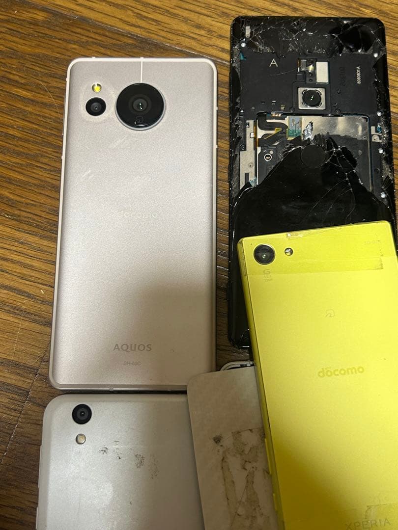 完全ジャンク品 スマホ10台まとめ売り Android Xperia AQUOS
