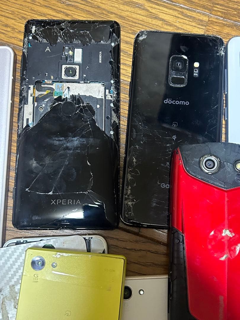 完全ジャンク品 スマホ10台まとめ売り Android Xperia AQUOS