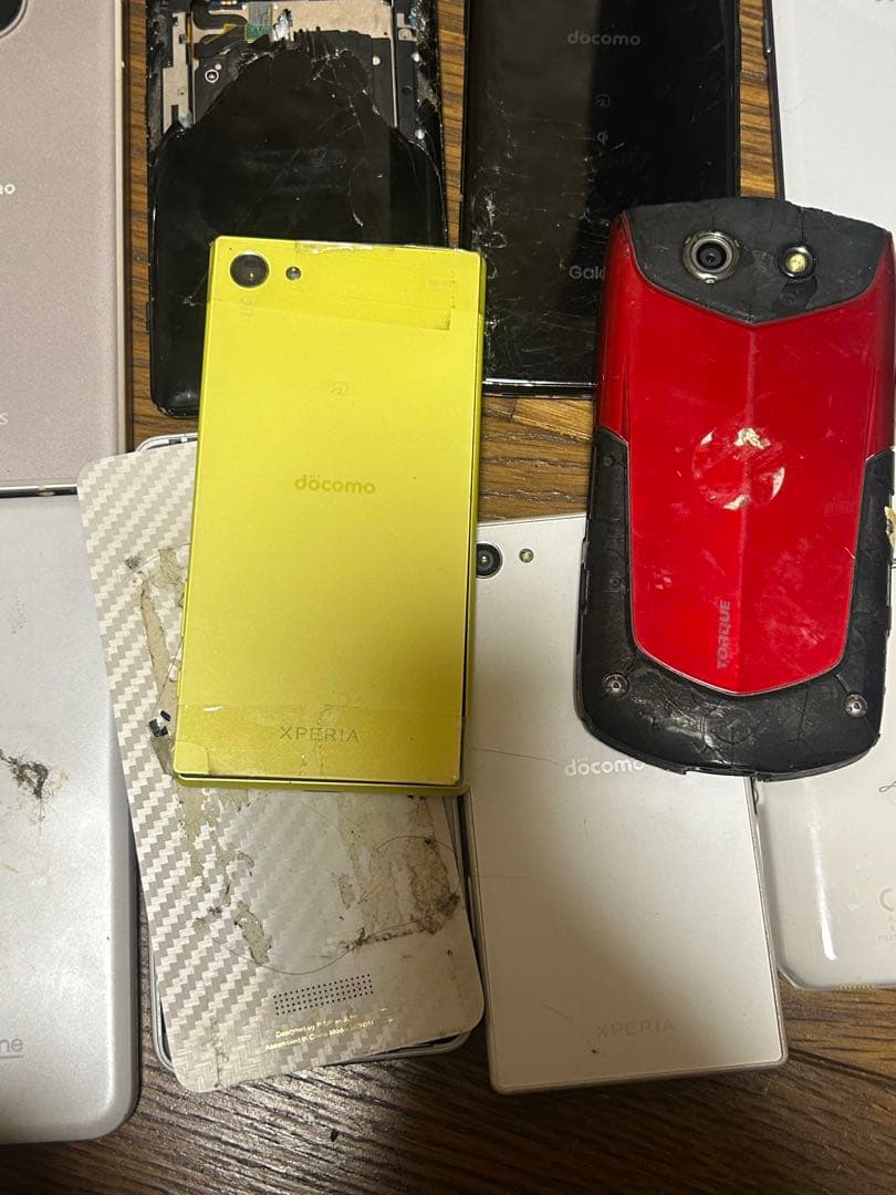 完全ジャンク品 スマホ10台まとめ売り Android Xperia AQUOS