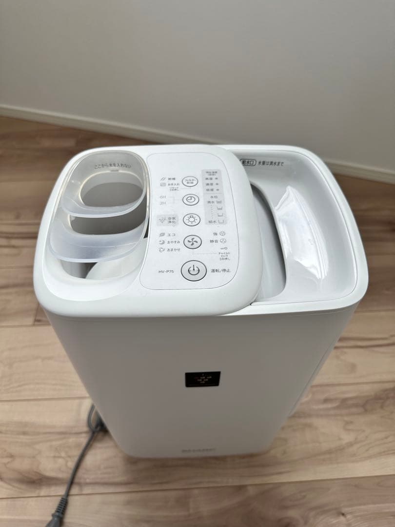 SHARP HV-P75-W 加熱気化式ハイブリッド加湿器 2022年製
