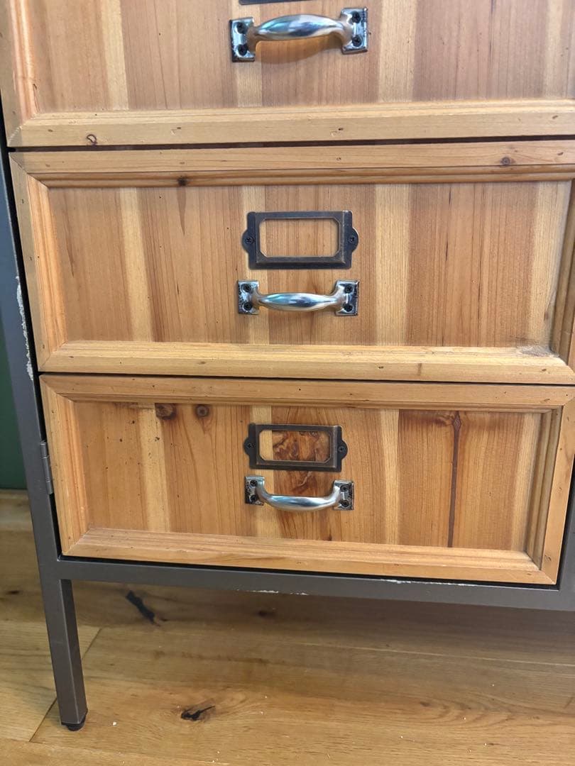 KARE カレ アート ファクトリー 木製キャビネット　ビンテージスタイル