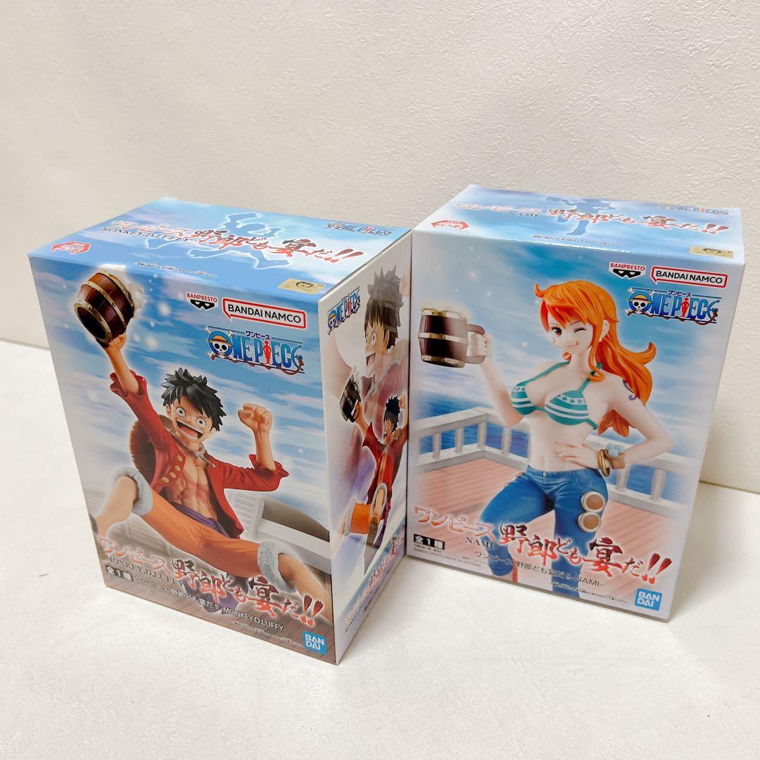 【新品未開封】ワンピース 出航 フィギュア 10種 宴だ 2種 12点 プライズ