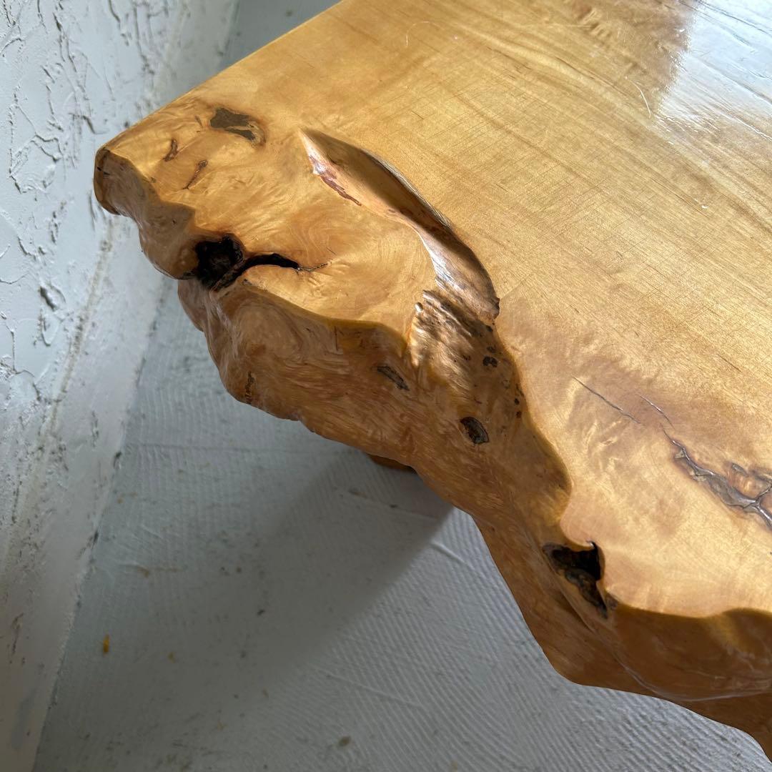 【送料無料】一枚板￼ 座卓 ローテーブル