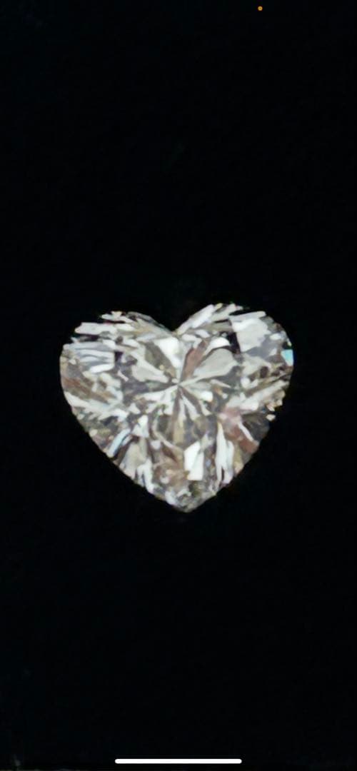 天然ダイヤモンド ルース　0.515 ct ハートシェイプ