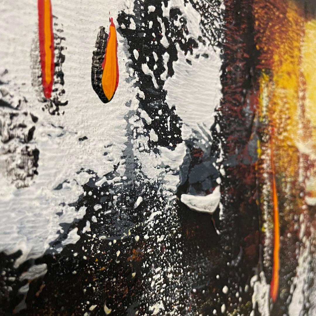 週末セール　モダンアート　インテリア　抽象画　油絵　アジアン　バリ　2枚