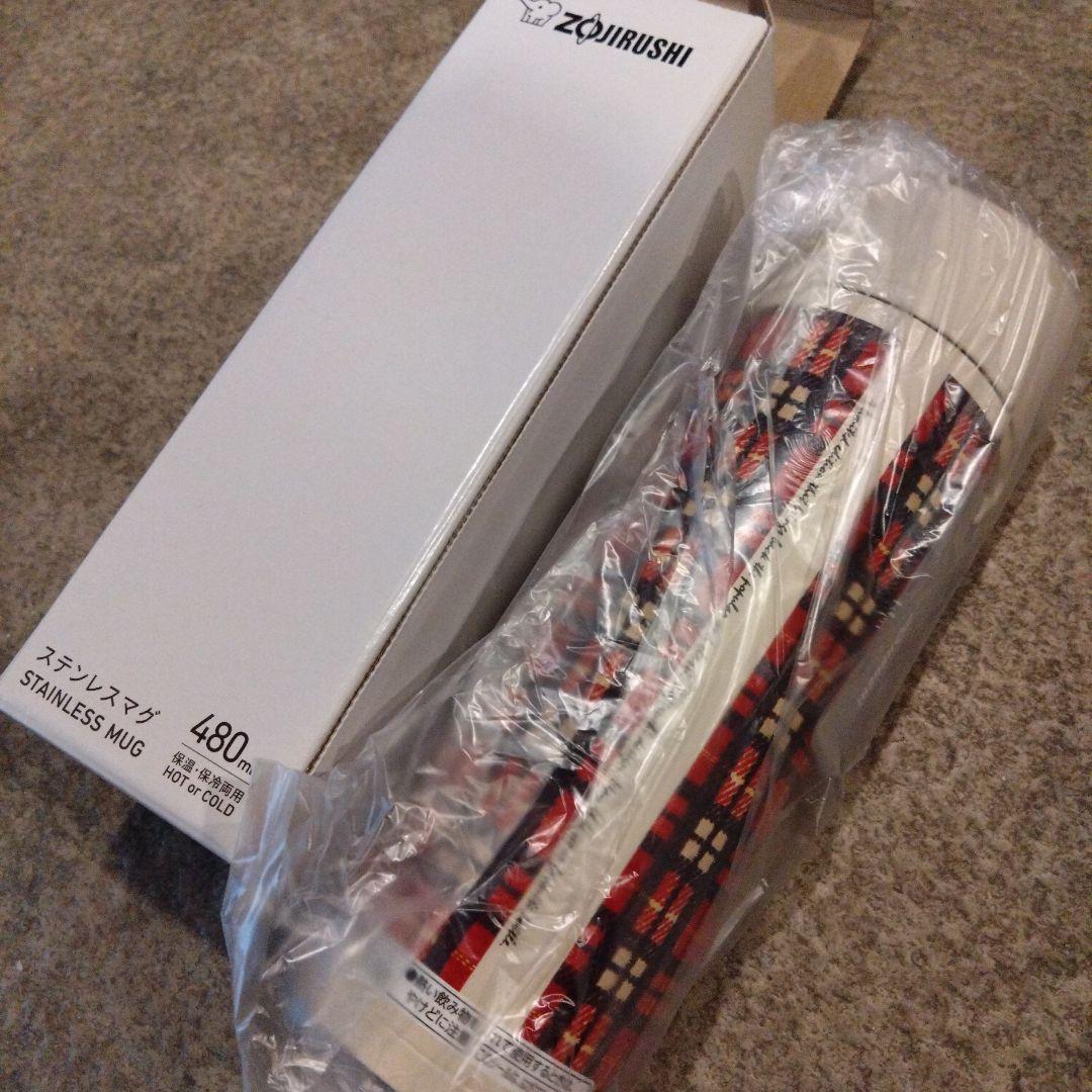 新品❤未使用 ステンレスマグ （レッドチェック）水筒象印ダイレクト限定商品 復刻