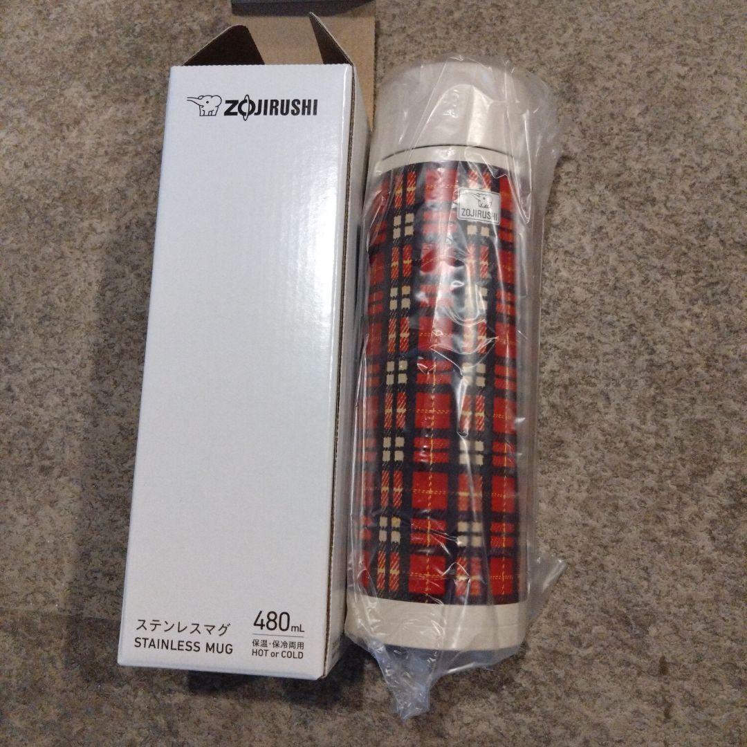 新品❤未使用 ステンレスマグ （レッドチェック）水筒象印ダイレクト限定商品 復刻