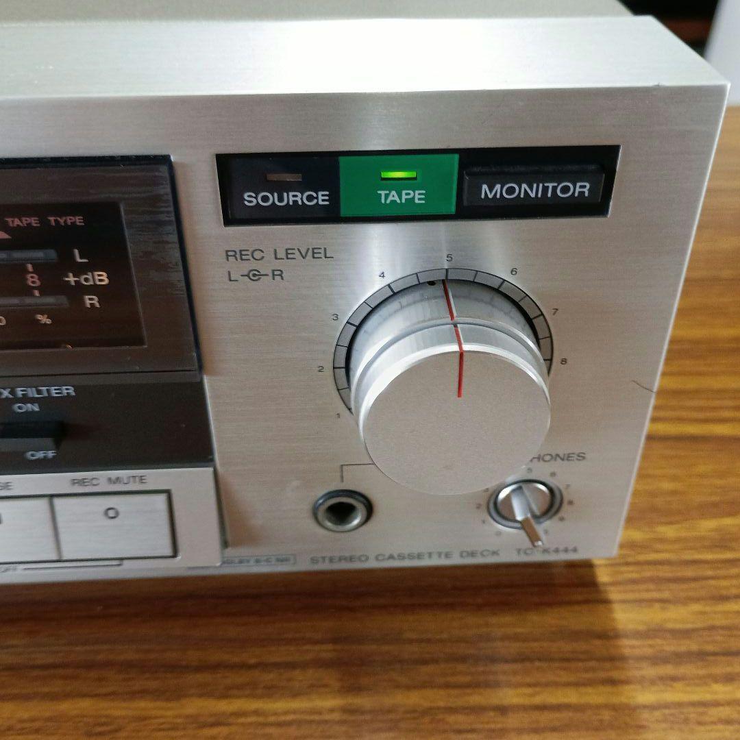 SONY TC-K444 カセットデッキ ドルビーNR付き 動作確認済み！