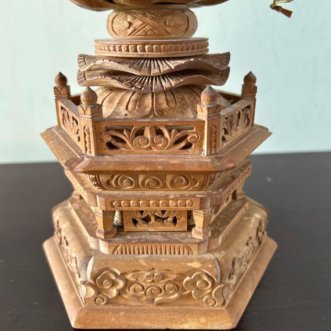 【土日値下中】千手観音像　木彫り　仏像　骨董品