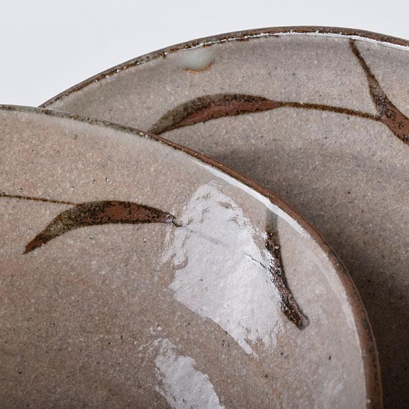 和食器　唐津焼　武村利左衛門作　絵唐津　向付　五客　共箱　V　R8437