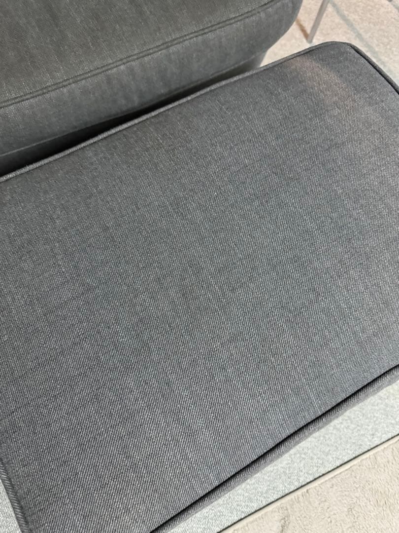 『シミあり』IKEA❣️ストランドモン 1人がけソファ＆オットマン2点セット