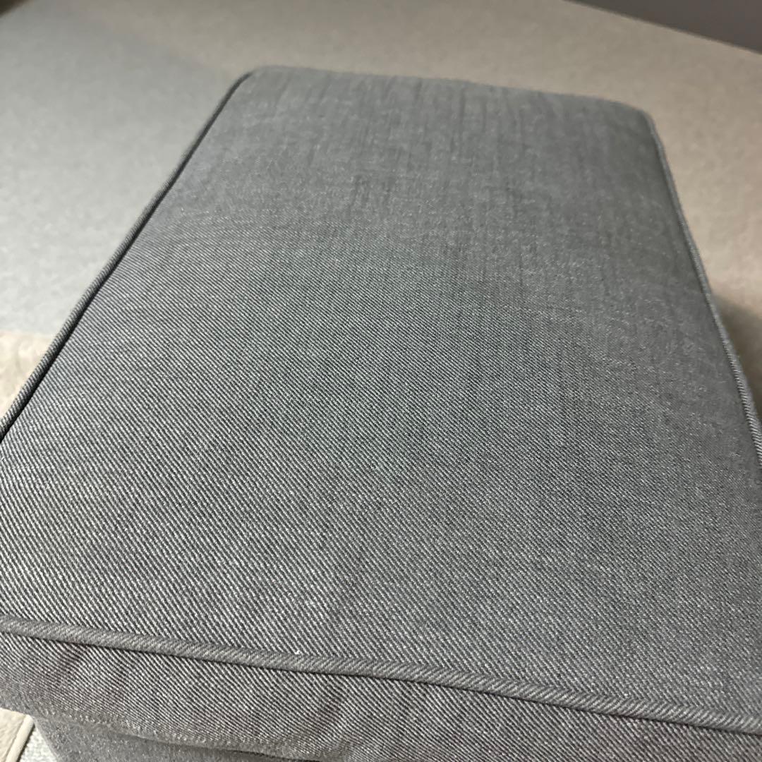 『シミあり』IKEA❣️ストランドモン 1人がけソファ＆オットマン2点セット