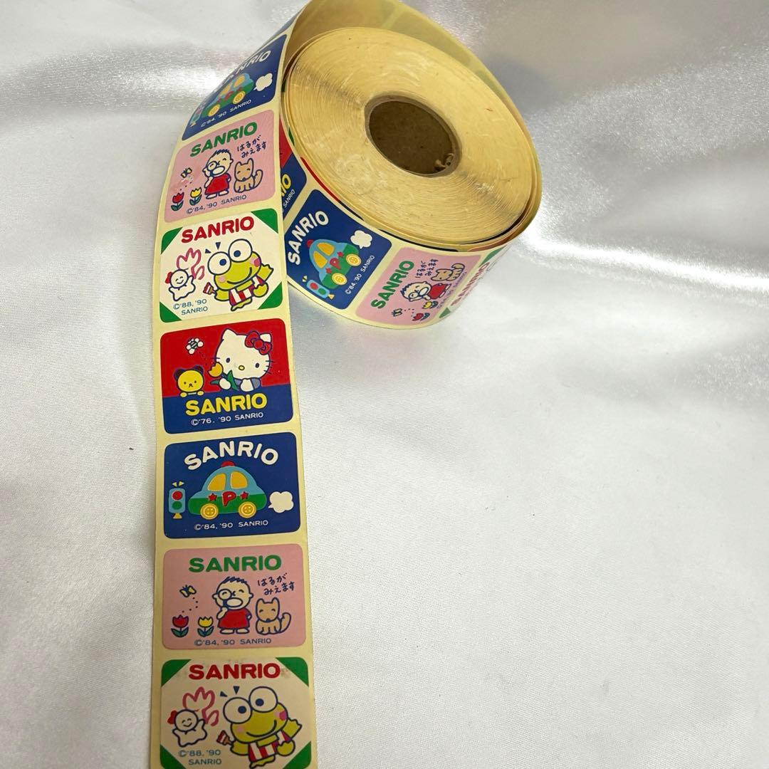 【希少】サンリオ プレミアム ロールシール　1990年　レア