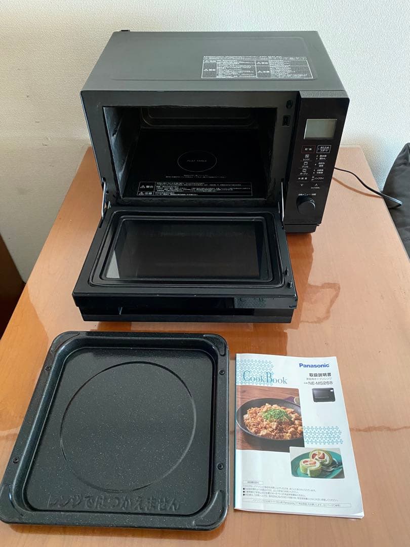 ジャンクPanasonic オーブンレンジ NE-MS268-B 2022年製