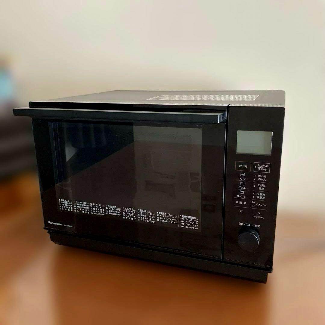 ジャンクPanasonic オーブンレンジ NE-MS268-B 2022年製