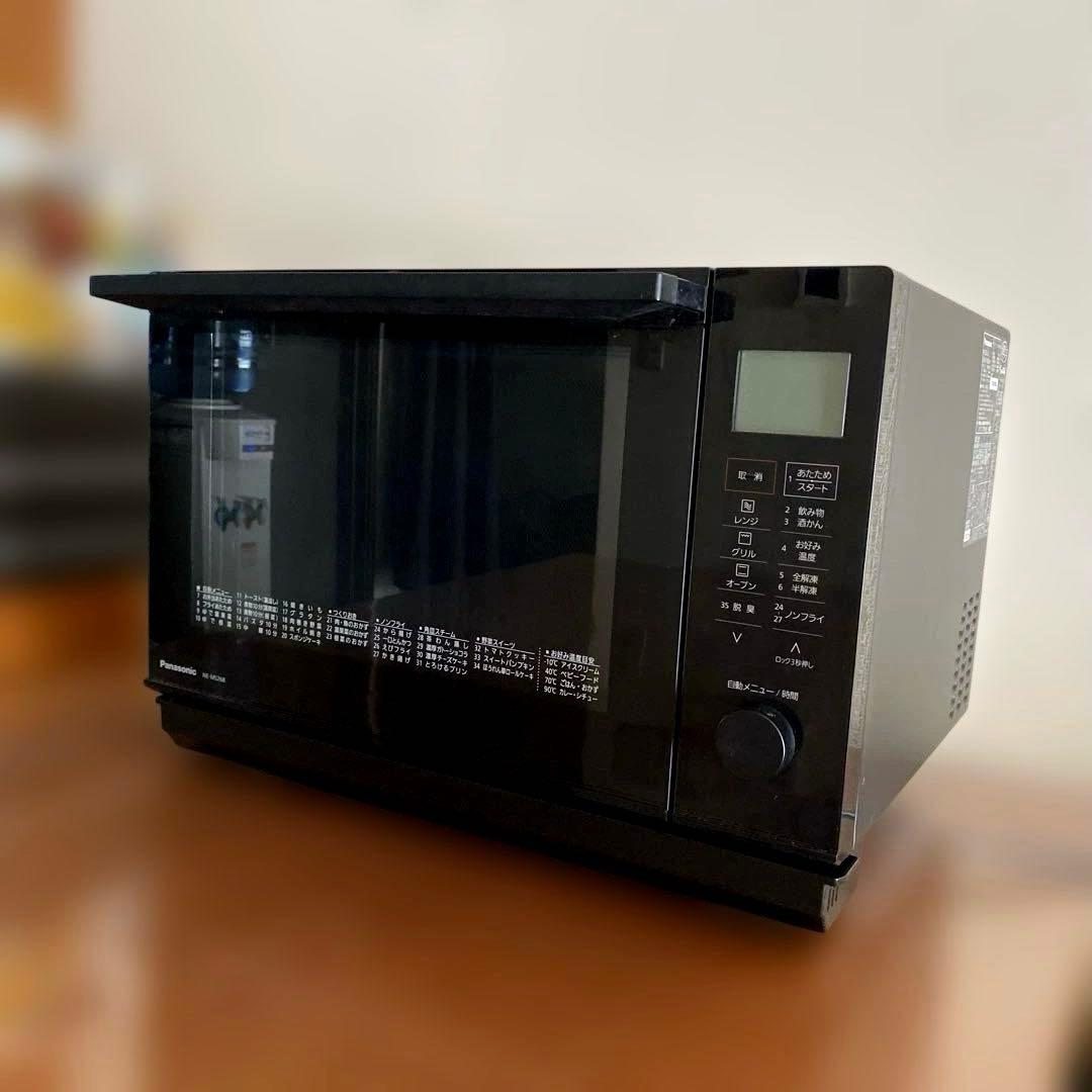 ジャンクPanasonic オーブンレンジ NE-MS268-B 2022年製
