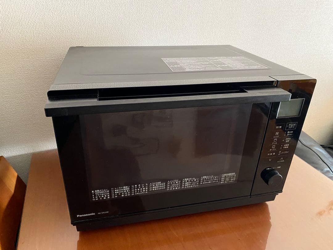 ジャンクPanasonic オーブンレンジ NE-MS268-B 2022年製