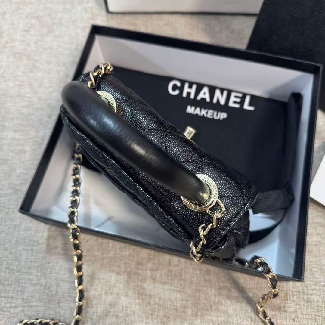 VIP限定CHANEL ノベルティ ショルダーバッグ ハンドバッグ ブラックop