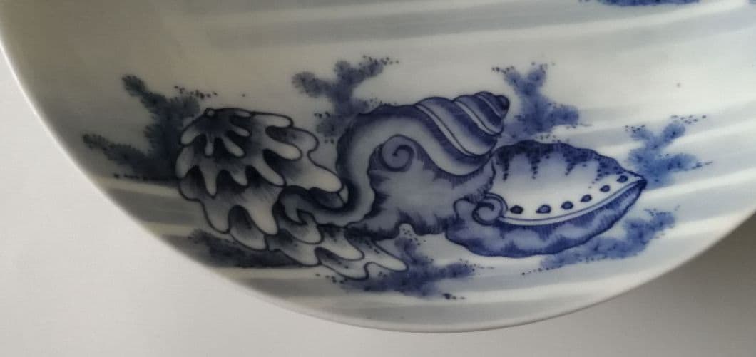 後期鍋島　5寸皿　貝