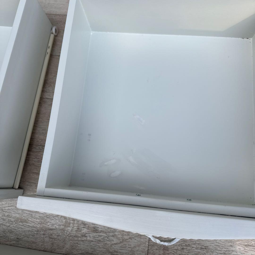 姫家具　チェスト　フレンチ　白家具　猫脚　アンティーク調　①