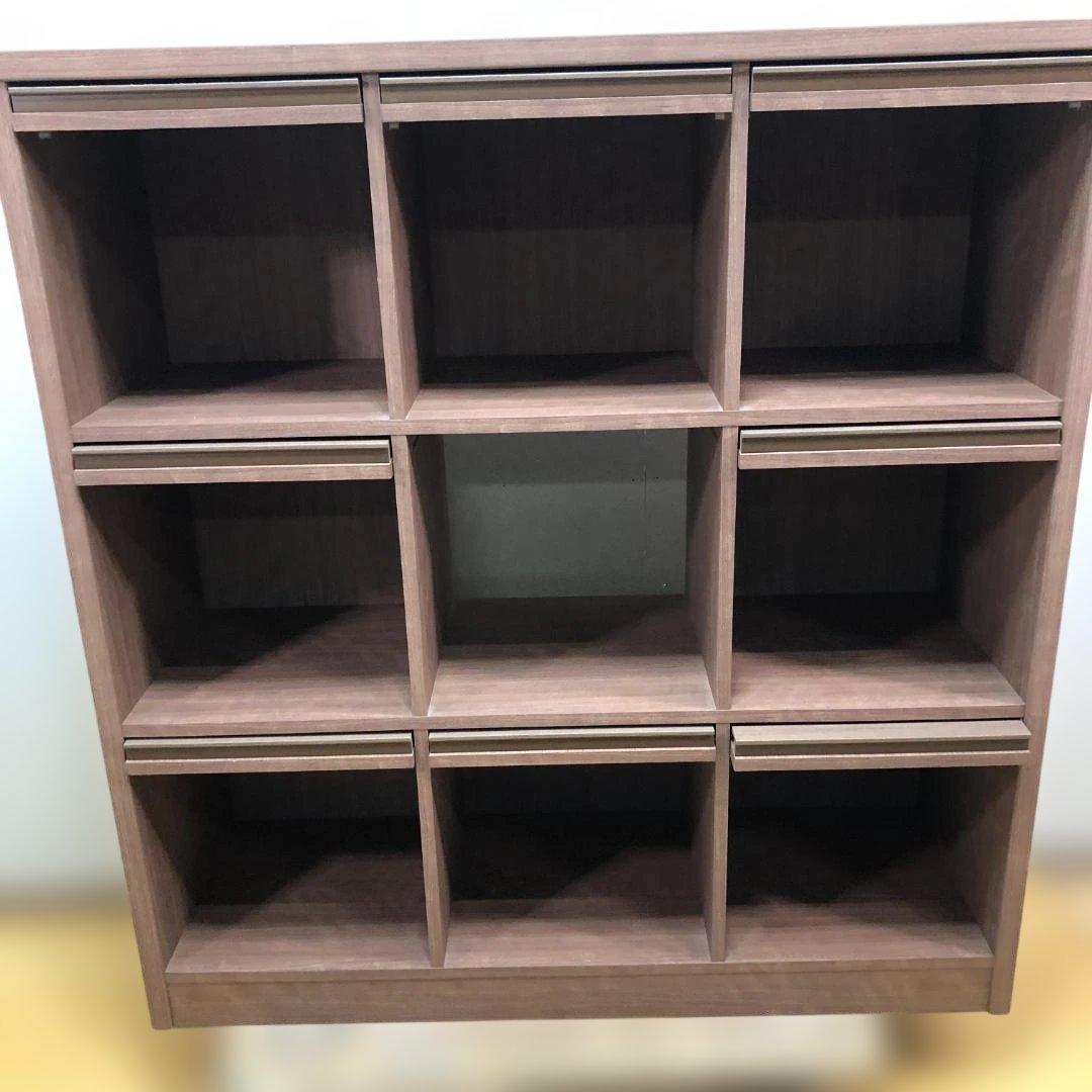 マガジンラック ディスプレイ棚 オープンラック 9区画 260224-4