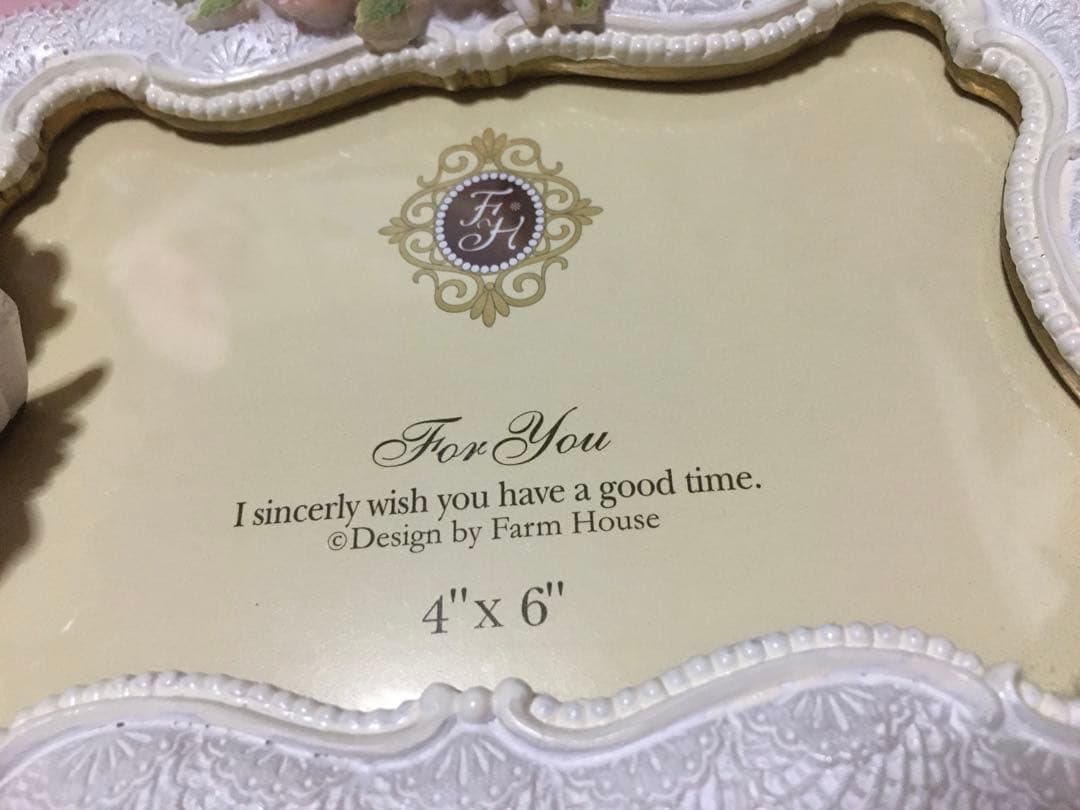 新品未使用♡立体ローズ薔薇フォトフレーム天使ロココアラベスクマリーアントワネット