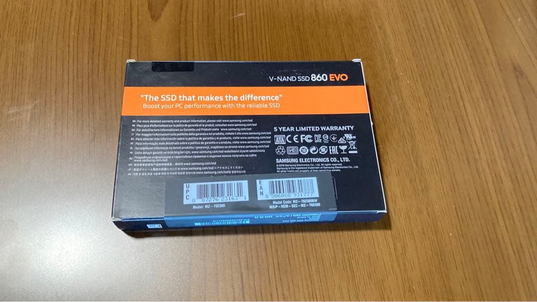 新品 未開封 サムスン SSD 2.5インチ 500GB 860 EVO