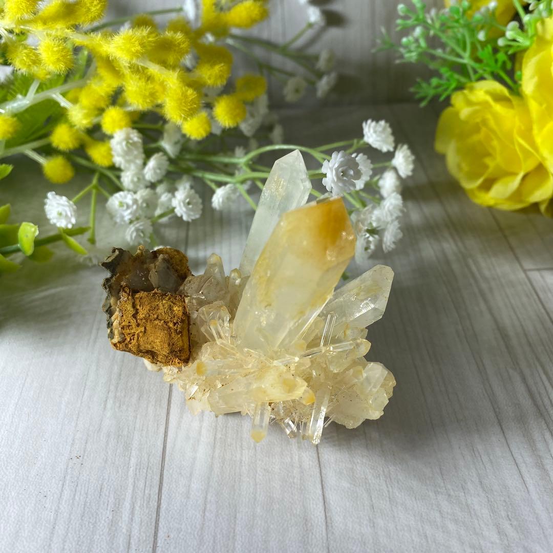 マンゴークォーツ ハロイサイトインクォーツ クラスター ②