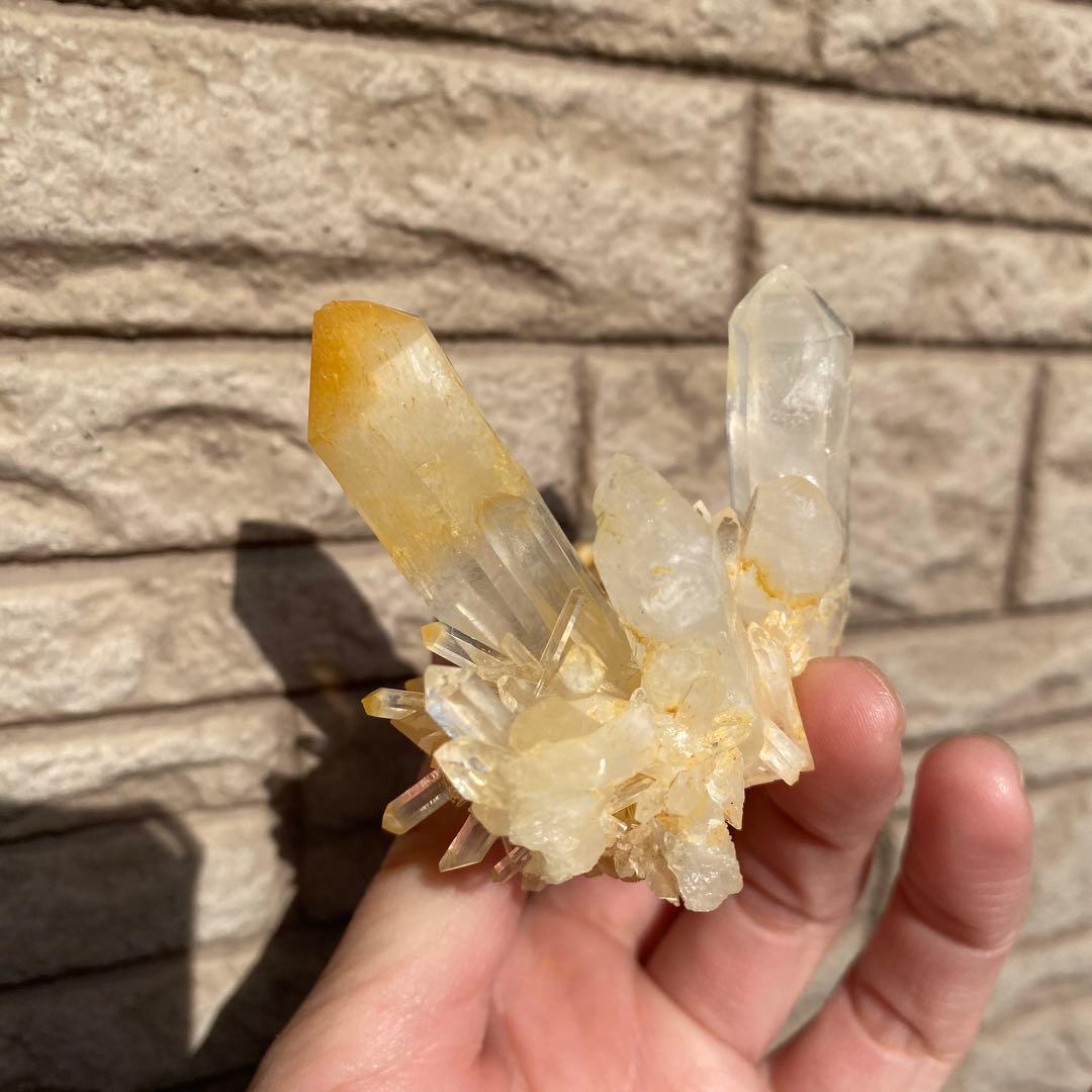 マンゴークォーツ ハロイサイトインクォーツ クラスター ②