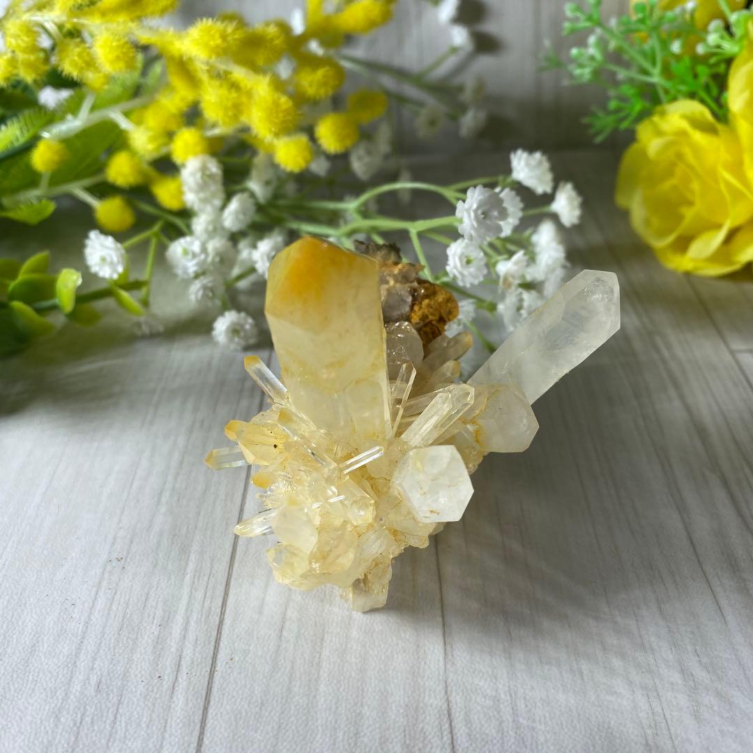 マンゴークォーツ ハロイサイトインクォーツ クラスター ②