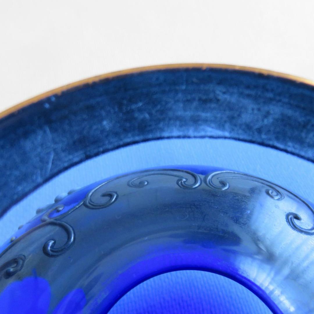 ヴェネチアンガラス　花瓶　金彩