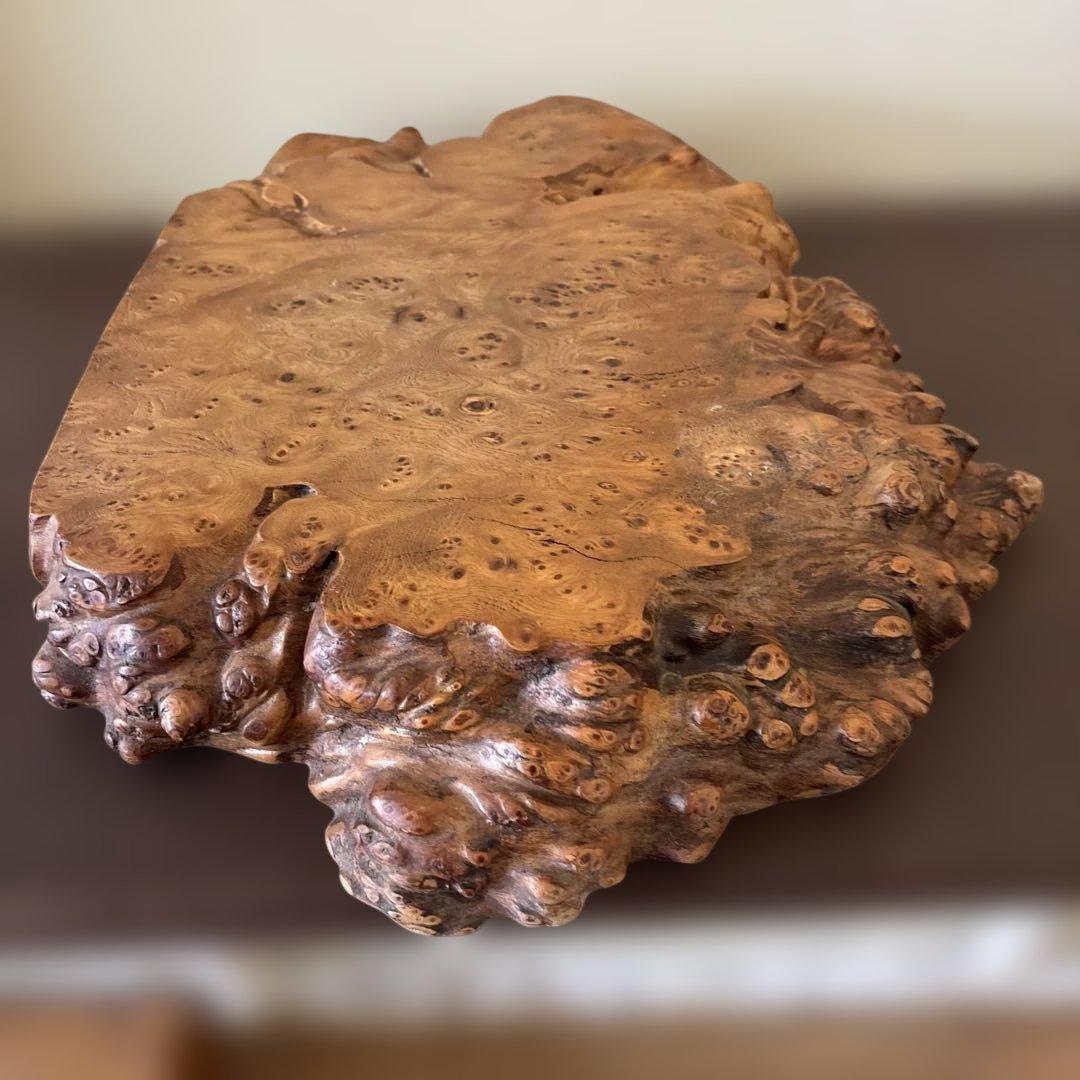 瘤杢（こぶもく）　花台　飾り台