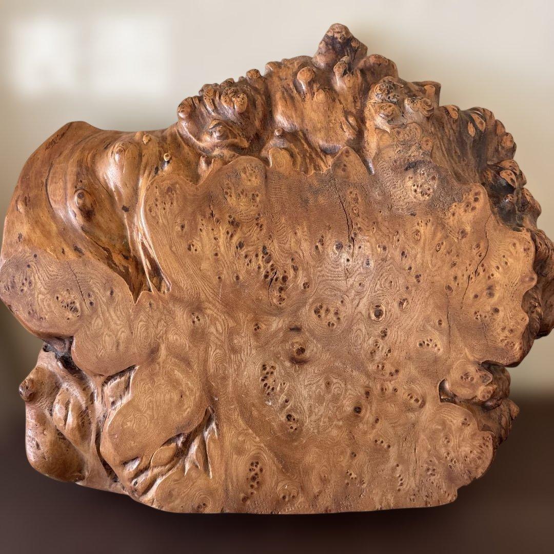 瘤杢（こぶもく）　花台　飾り台