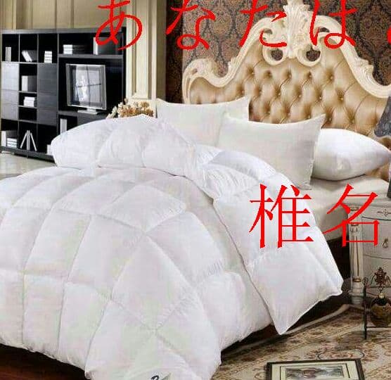 シングル　2キロ 保温 暖かい ホワイトグースダウン 冬布団&amp;gt;Y