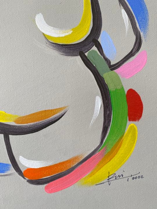 アクリル絵画原画　一点物