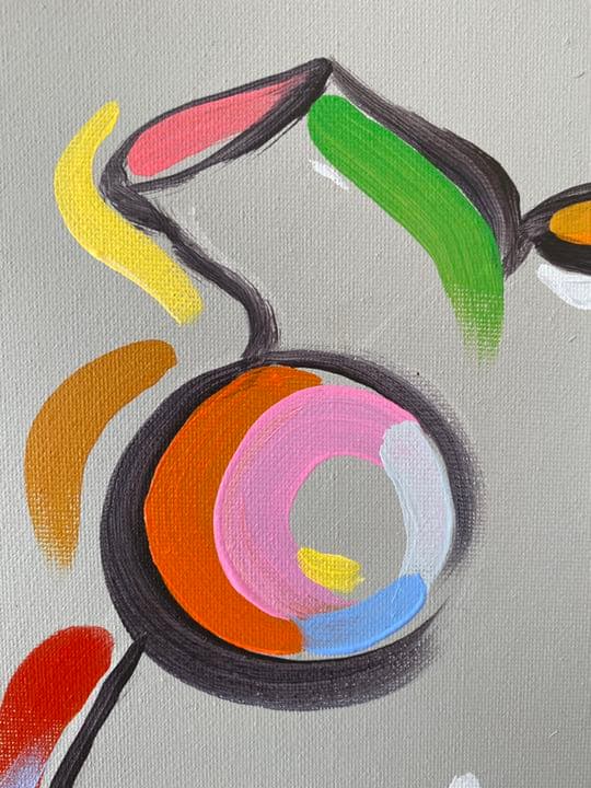 アクリル絵画原画　一点物