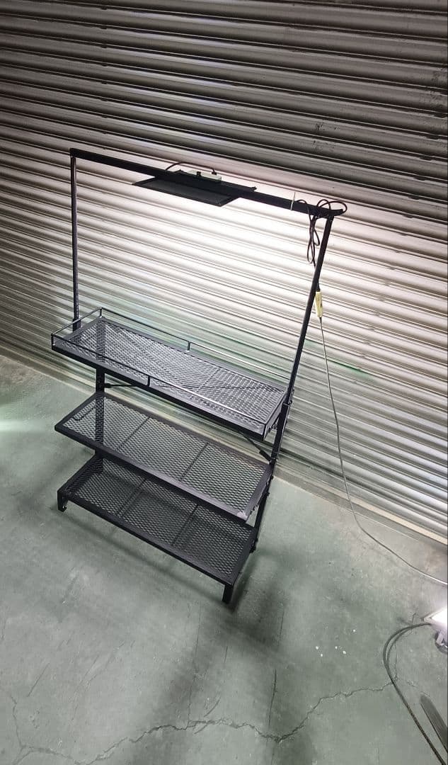 植物棚　育成ライト　アイアン棚　シェルフ　店舗什器　多肉植物　エキスパンドラック