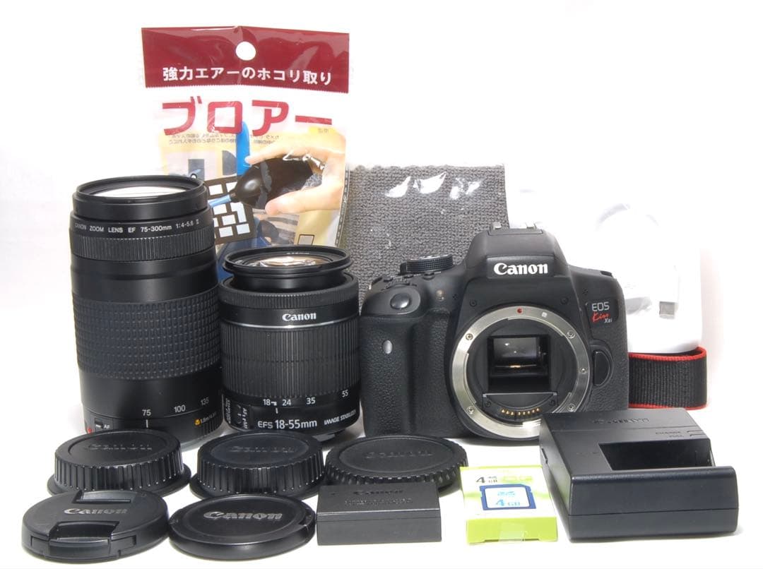 美品❤️高画質 WiFi機能◎Canon kiss X8i ダブルレンズ 初心者