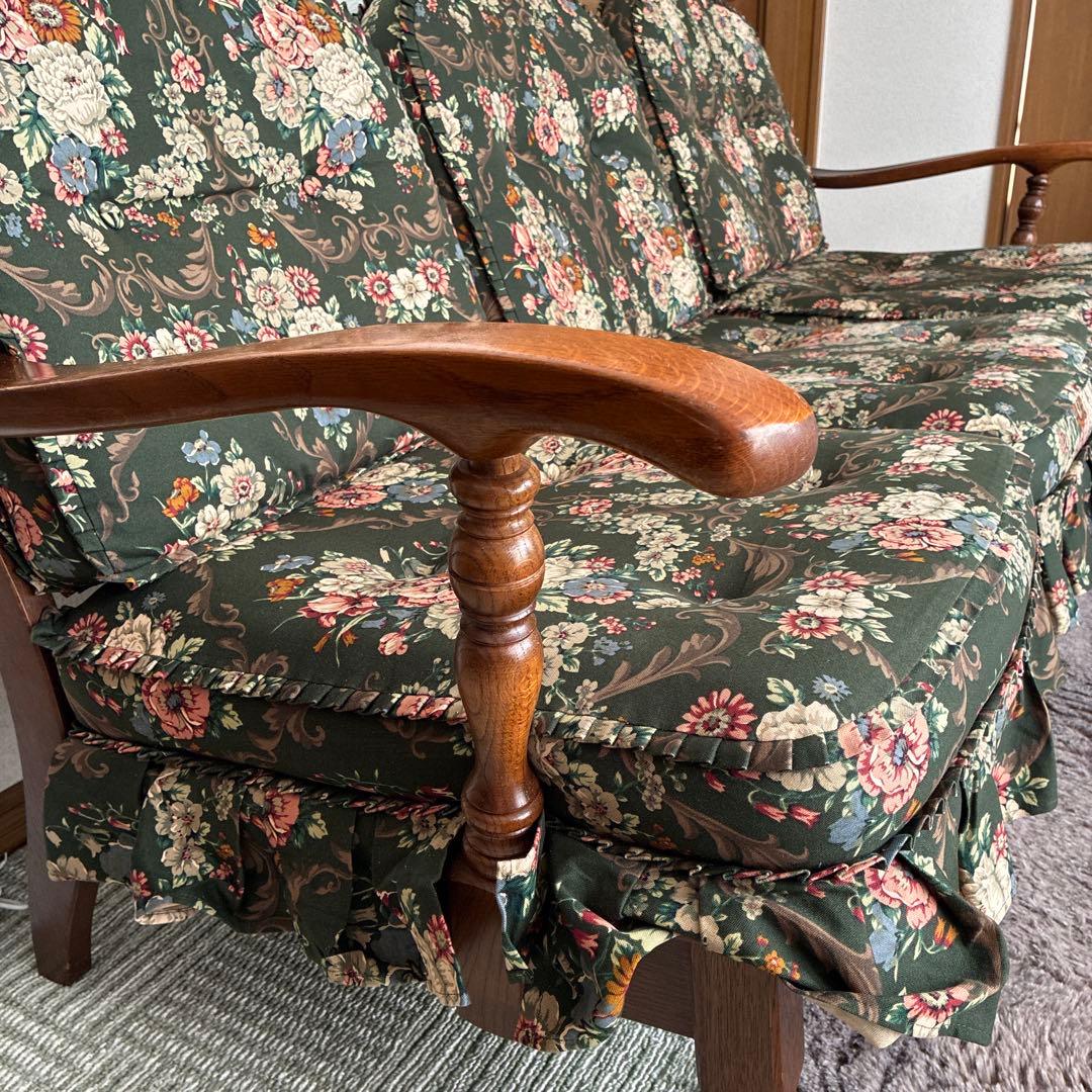 飛騨産業　キツツキ　穂高　三人掛け セパレート