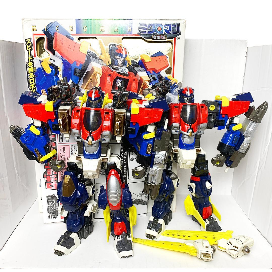ジャンク ロボットマンディーン２体セット ミクロマン マグネパワーズ