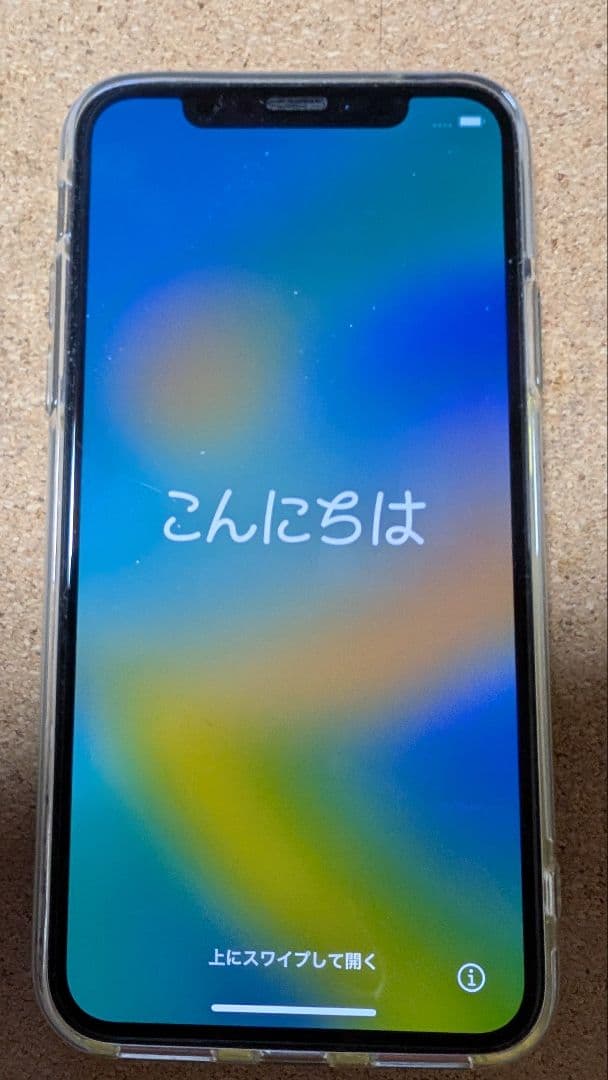 Apple iPhone X 本体超美品 クリアケース付き