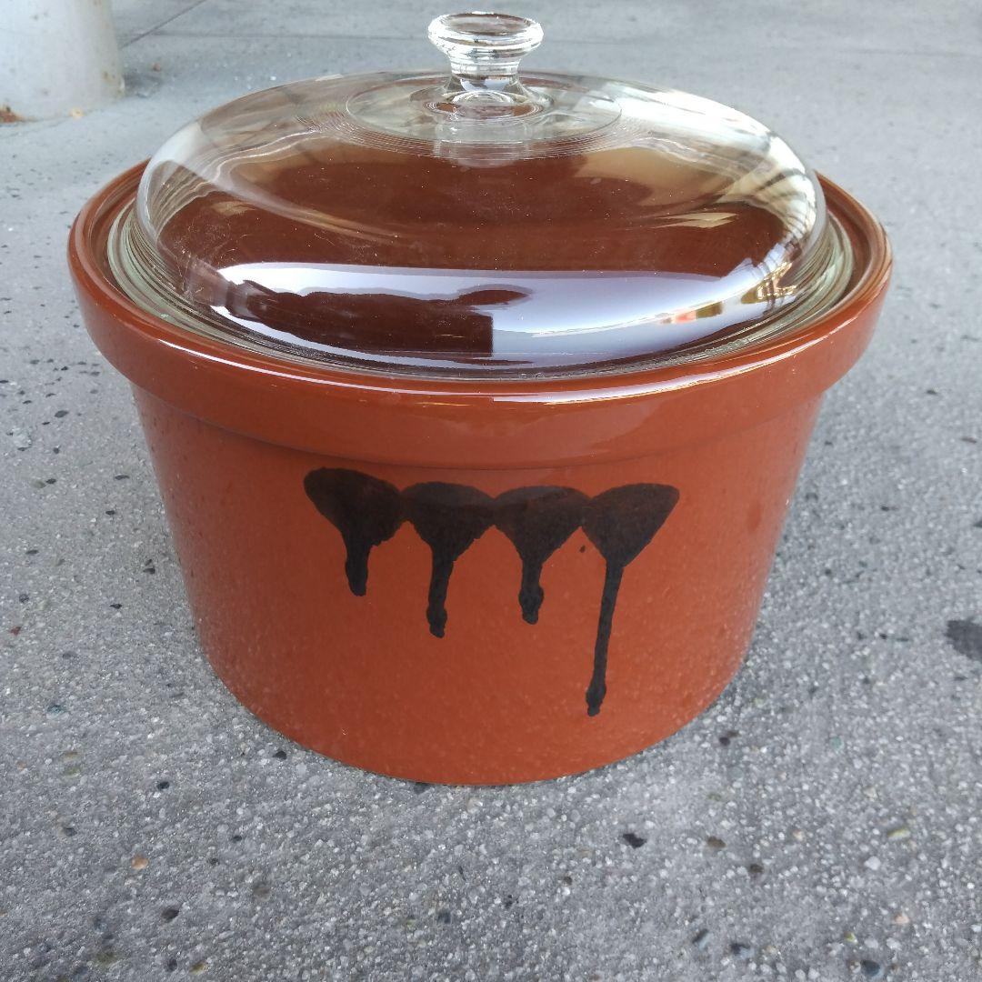 陶器 漬け物容器 2個セット、焼物、工芸品、